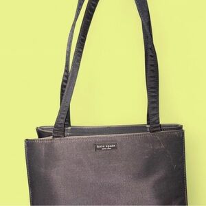 Vintage 90s Kate Spade Black NYLON  Shoulder Tote bag